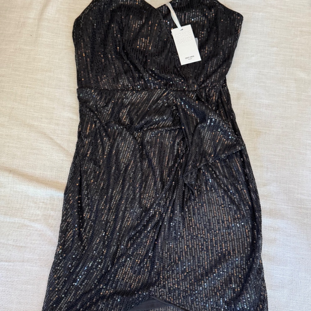 Grace Karin Sleeveless Sequin Cocktail Party Dress XL
